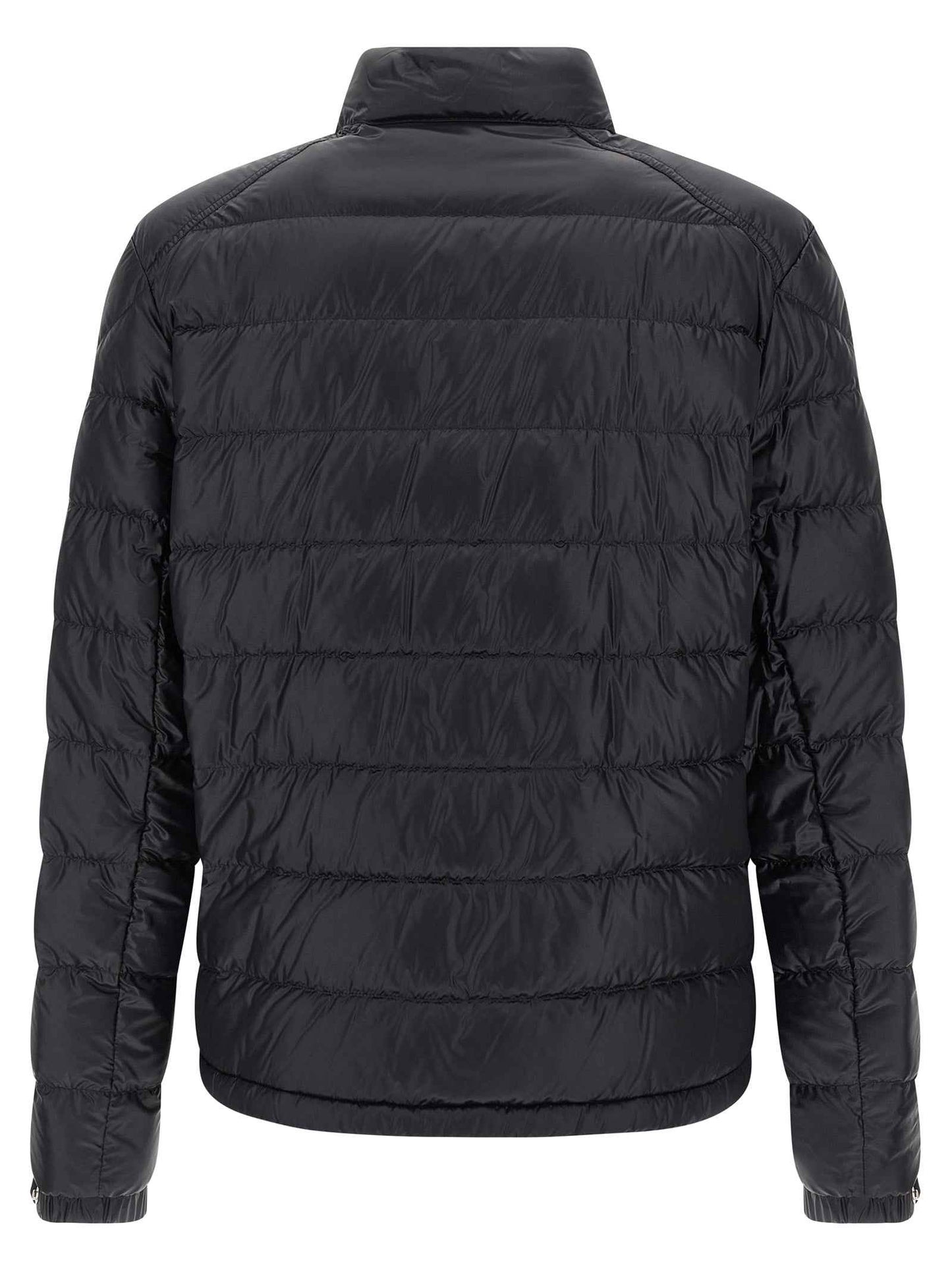 Blue Polyamide Full-Length Jacket