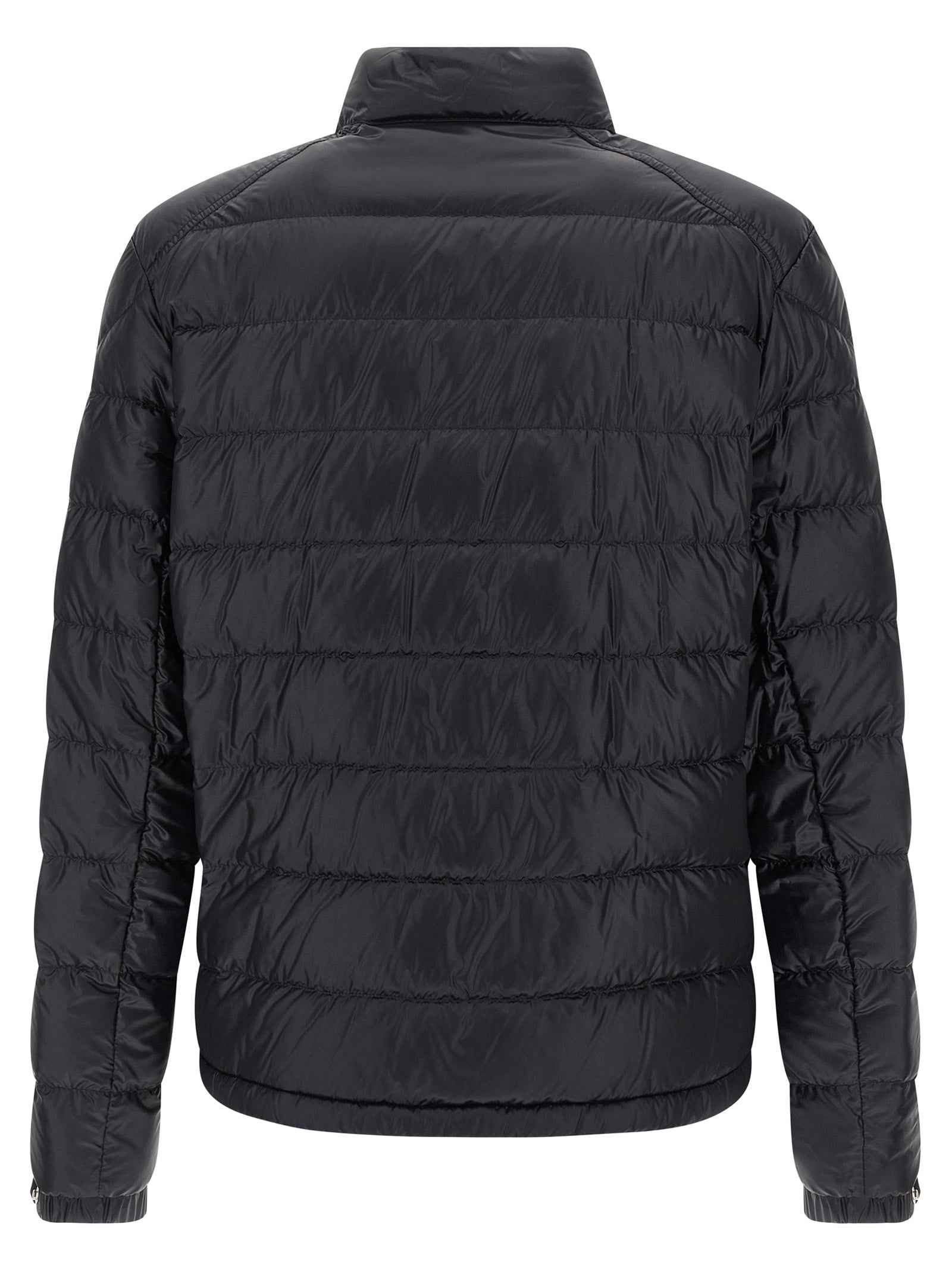 Blue Polyamide Full-Length Jacket