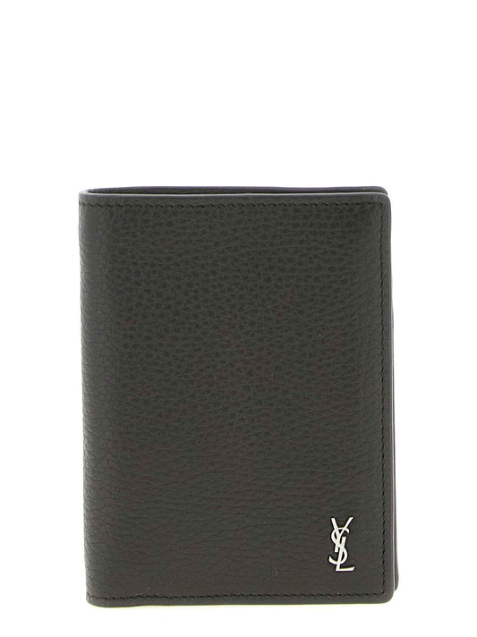 Brown Calfskin Leather Wallet