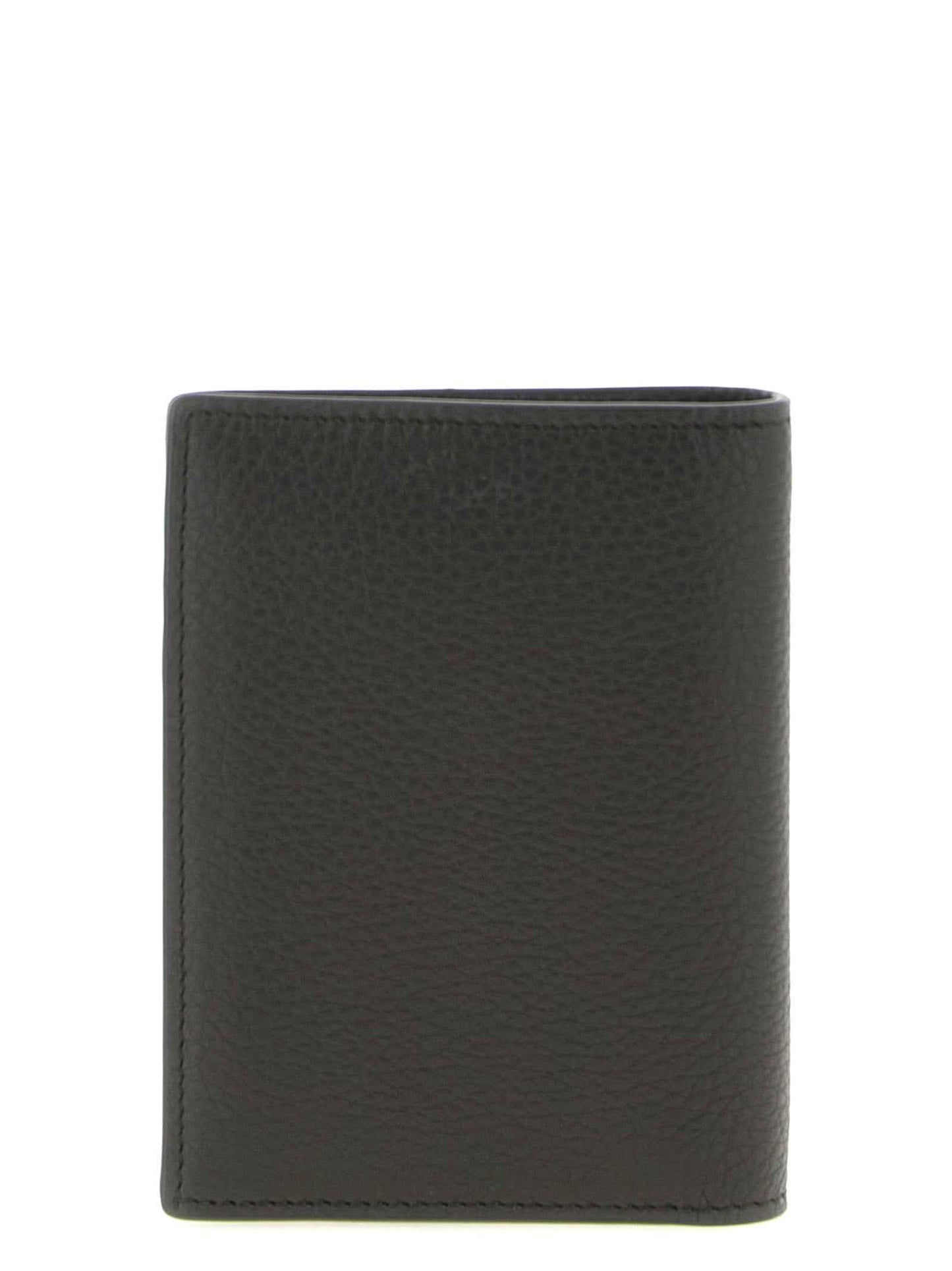 Brown Calfskin Leather Wallet
