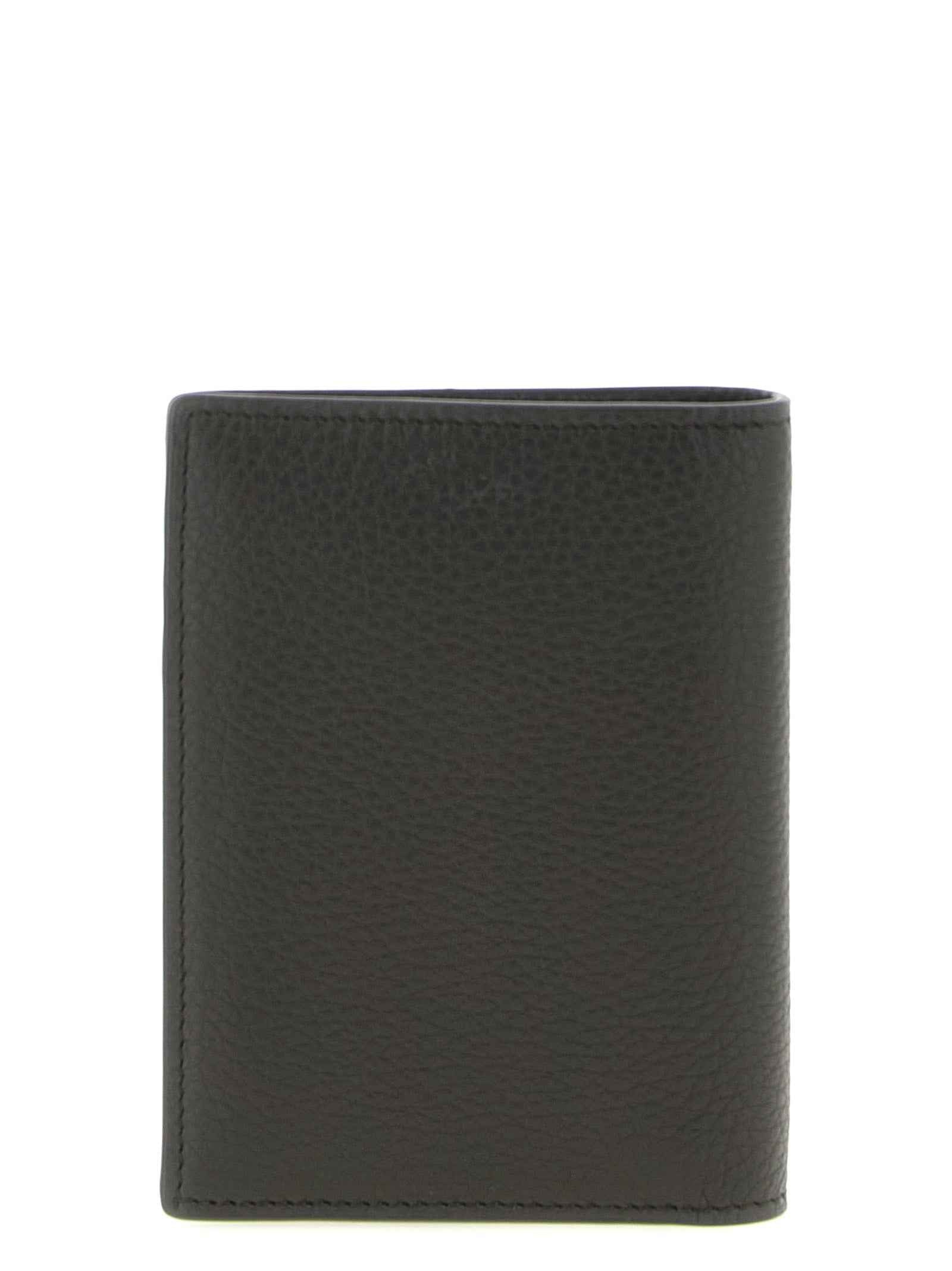 Brown Calfskin Leather Wallet