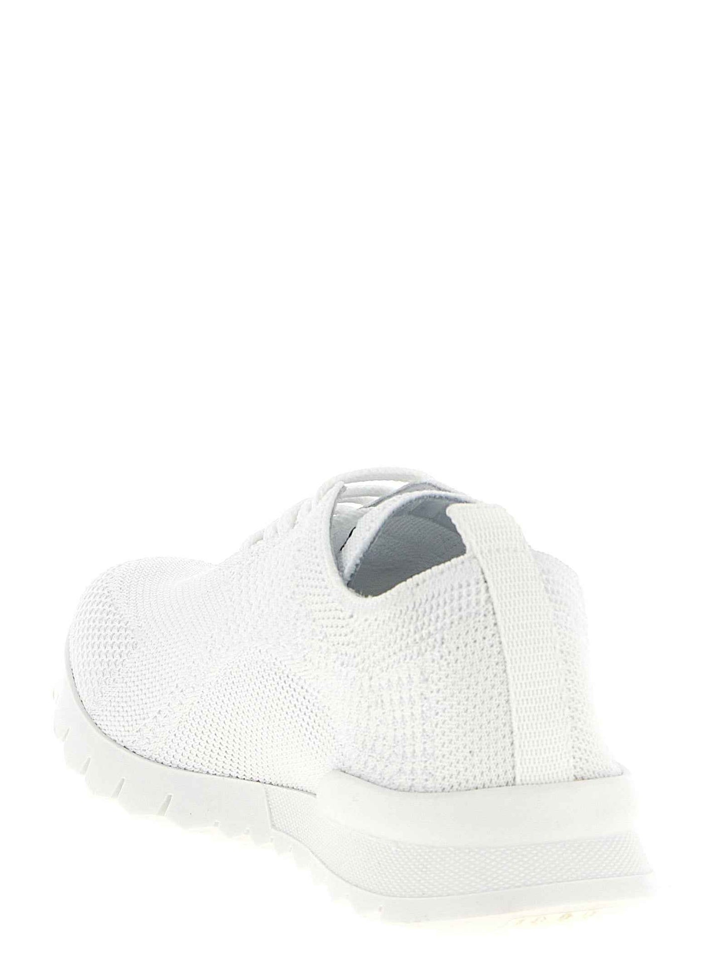 White Cotton Athletic Sneakers