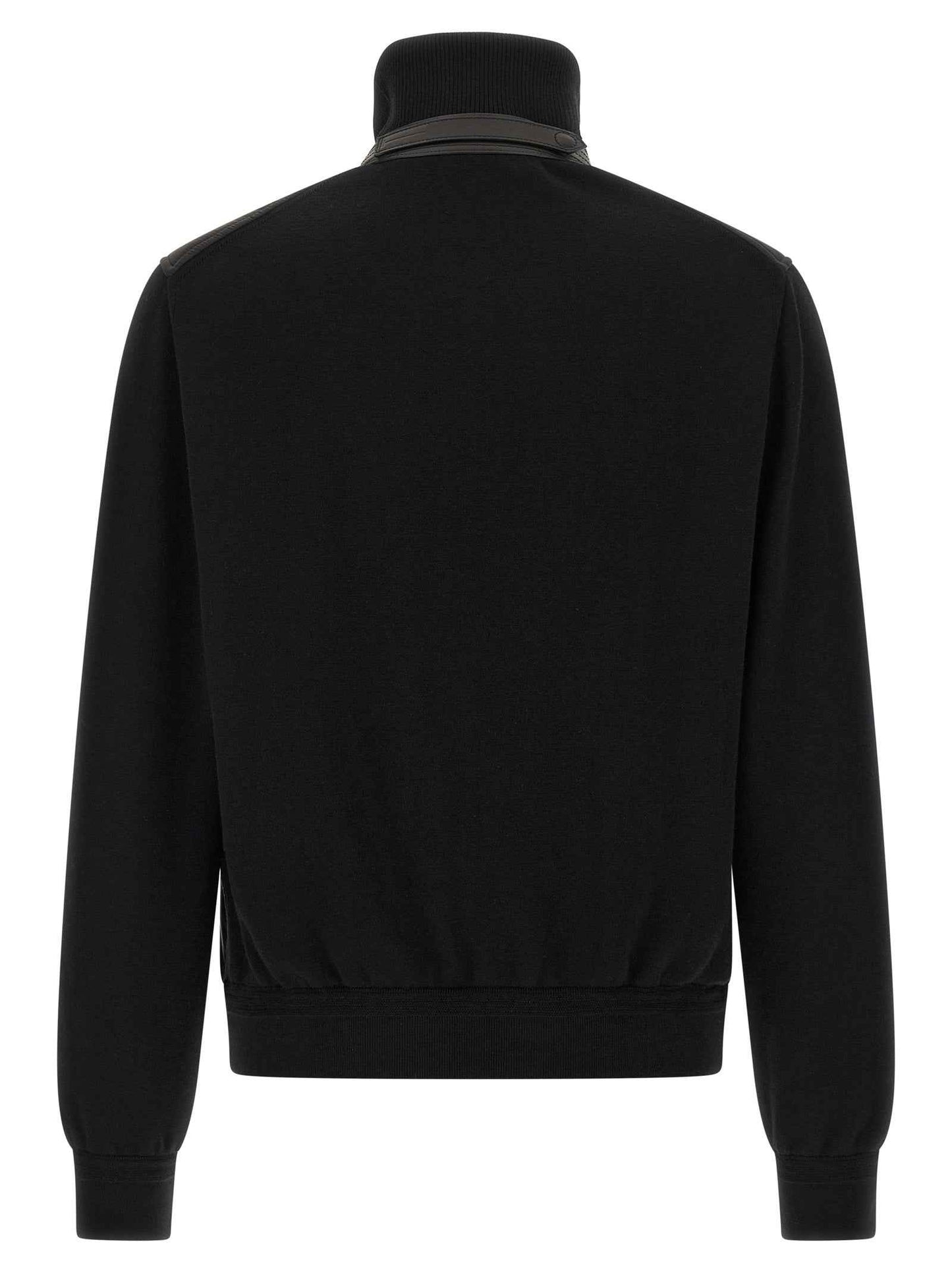 Black Wool Bomber