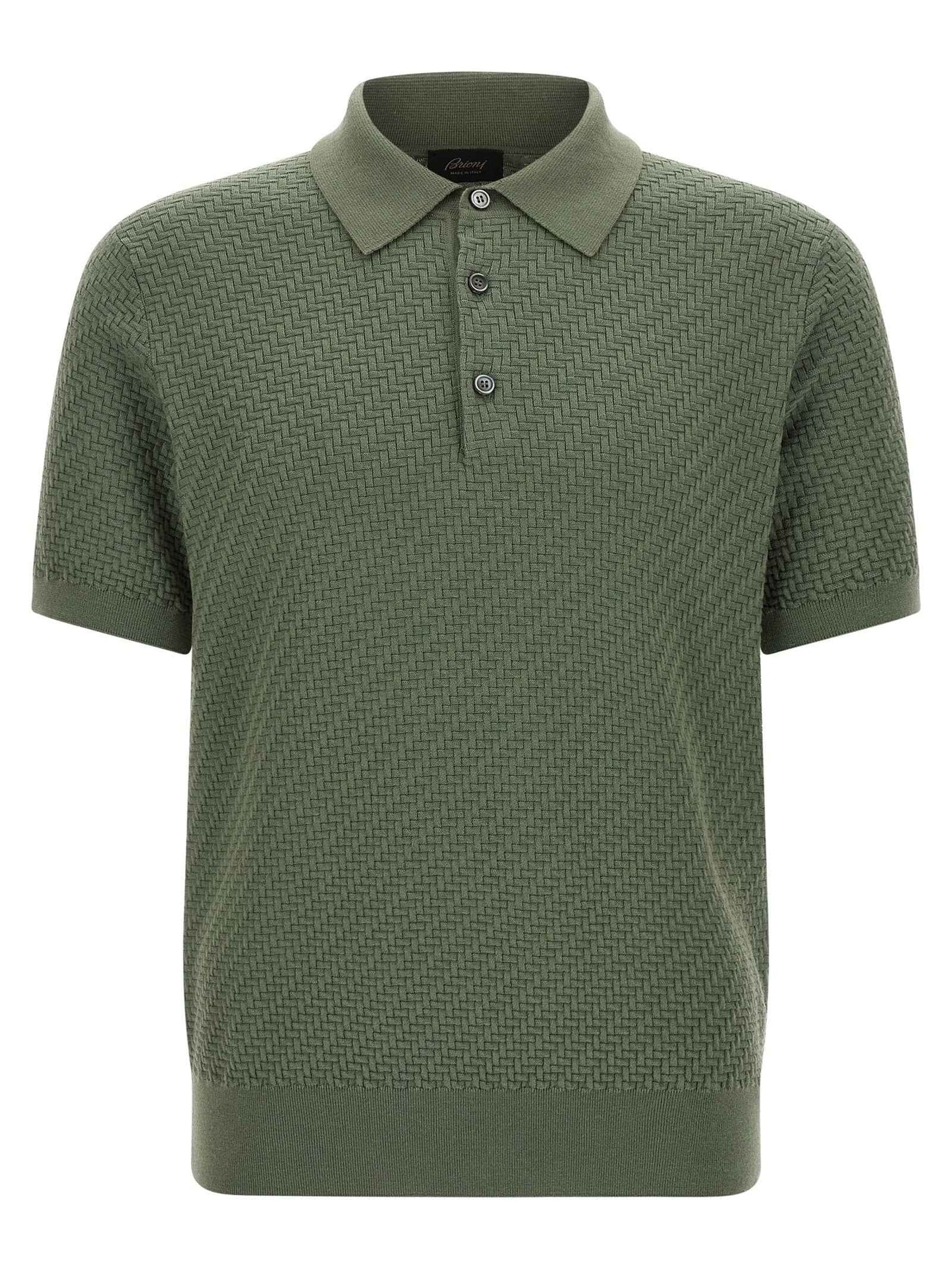 Bicolor Cotton Polo Shirt