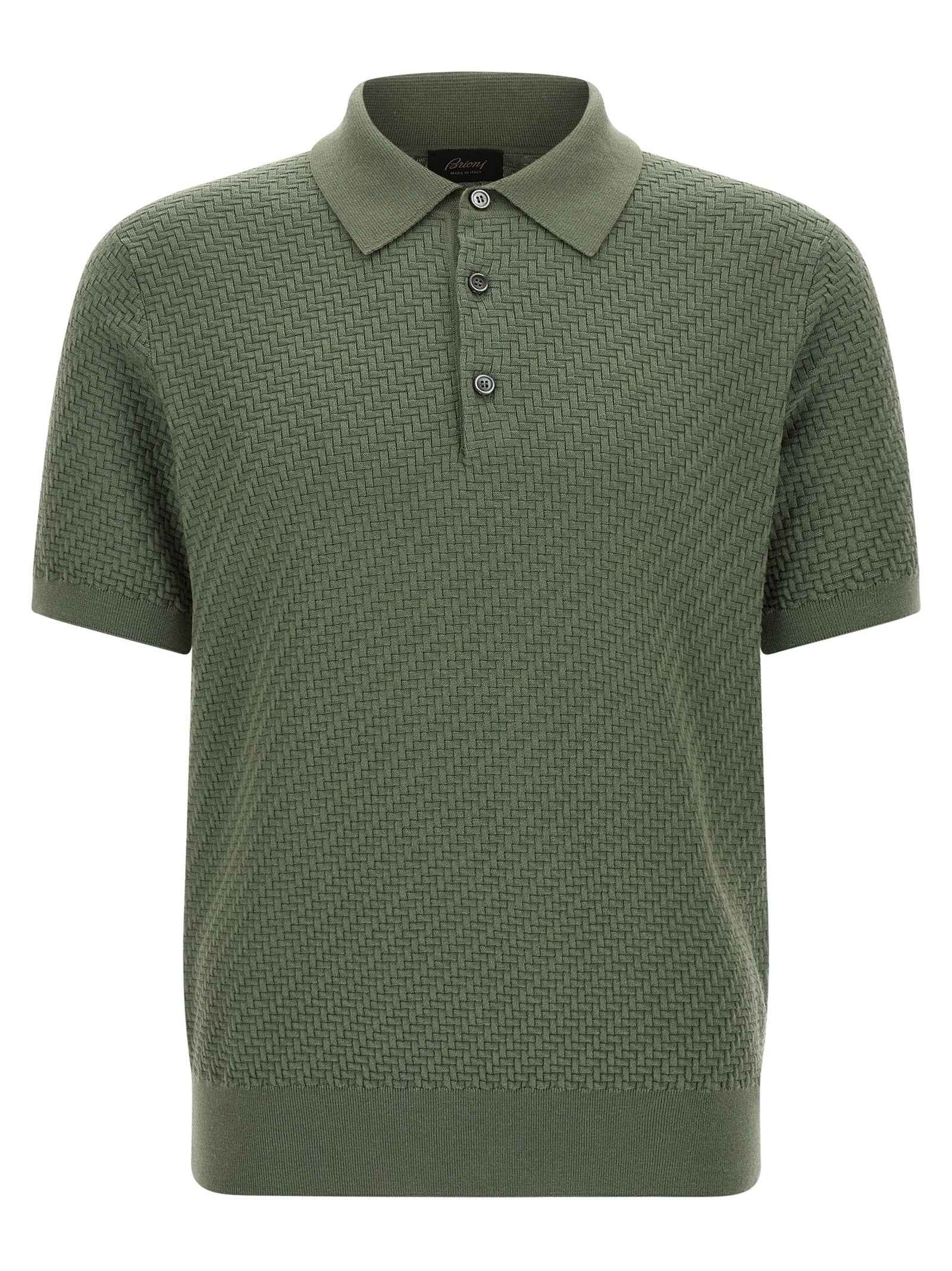 Bicolor Cotton Polo Shirt