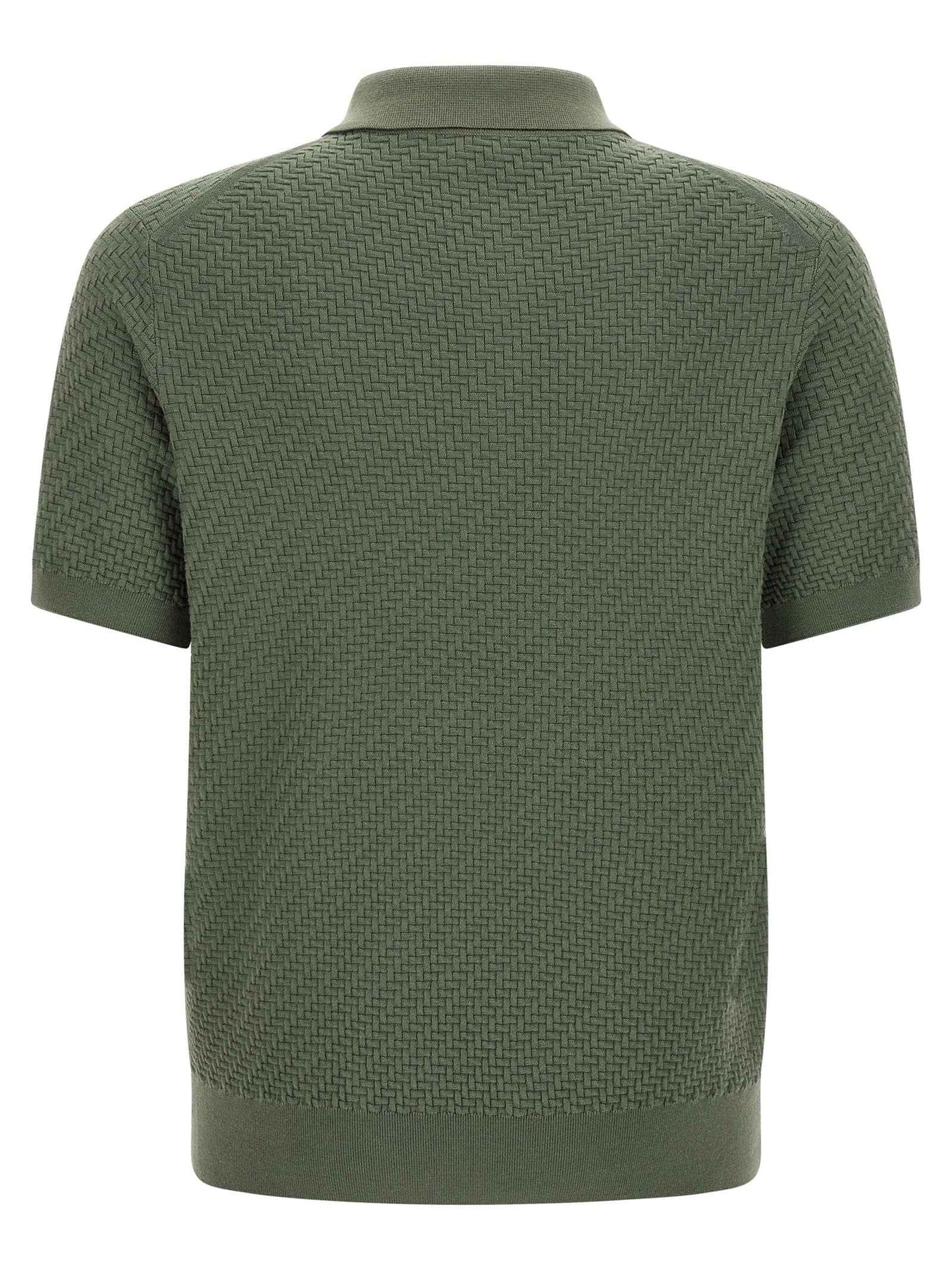 Bicolor Cotton Polo Shirt