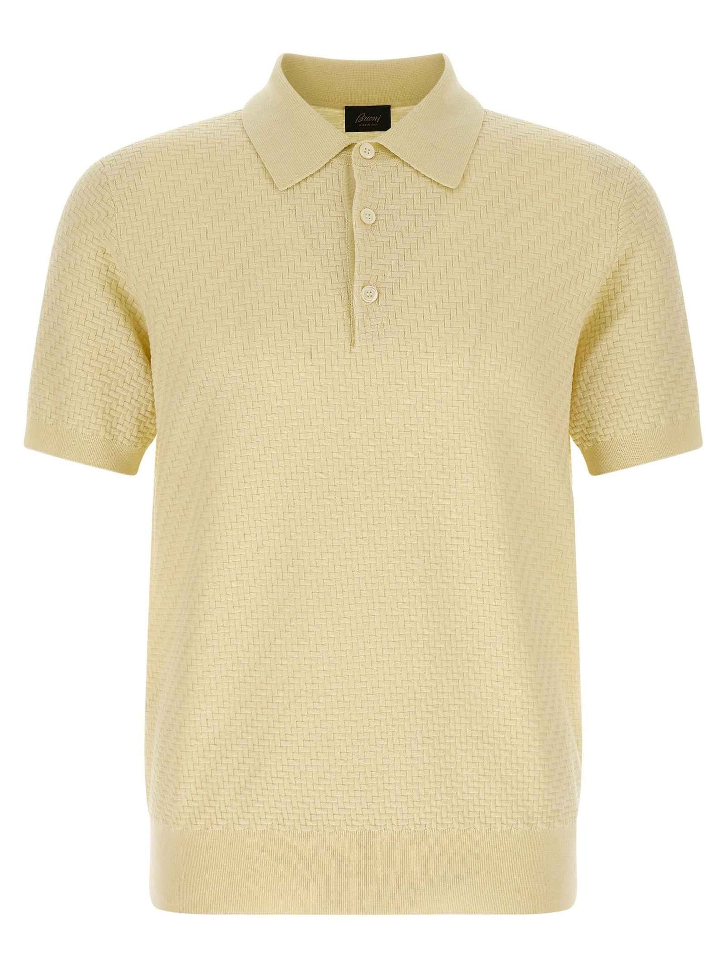 Bicolor Cotton Polo Shirt