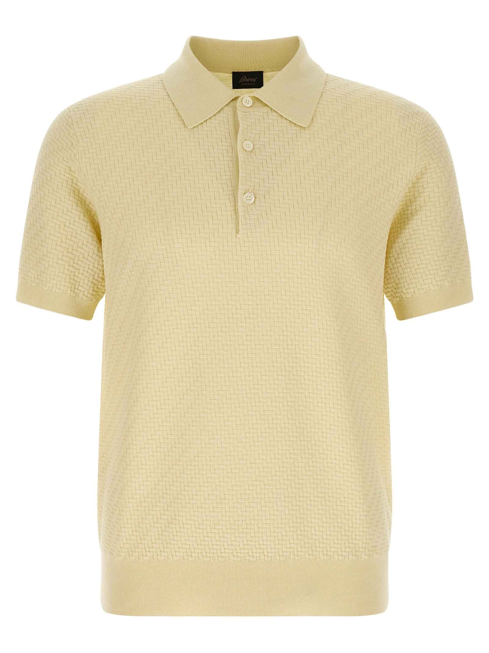Bicolor Cotton Polo Shirt