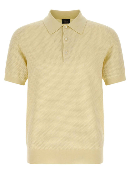 Bicolor Cotton Polo Shirt