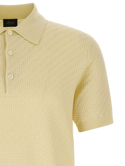 Bicolor Cotton Polo Shirt