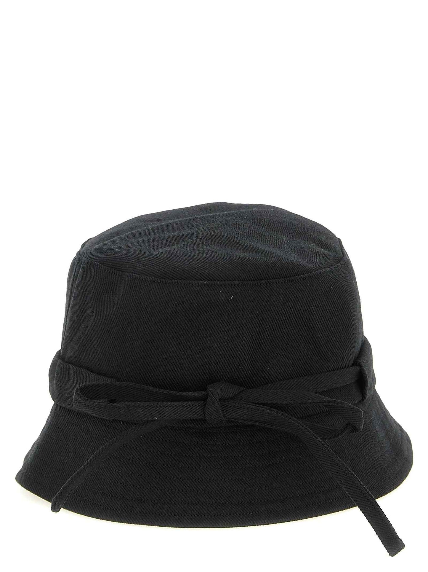 Black Cotton Bucket Hat