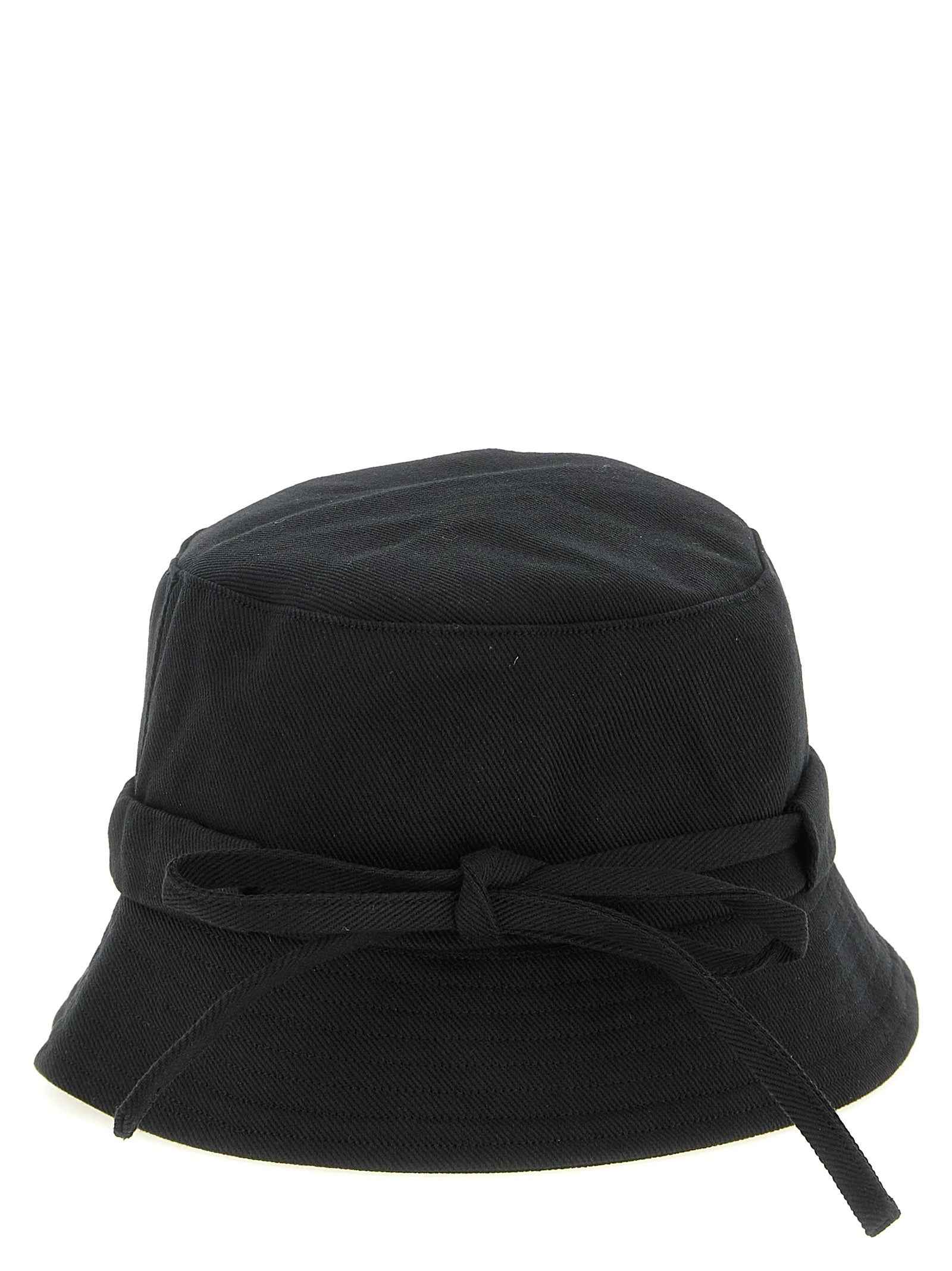 Black Cotton Bucket Hat