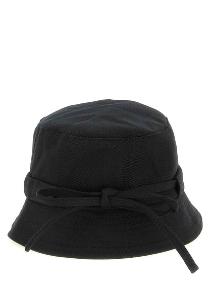 Black Cotton Bucket Hat
