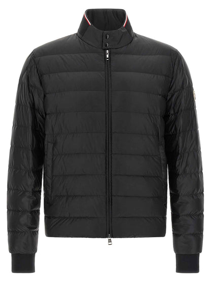 Black Polyamide Full-Length Jacket