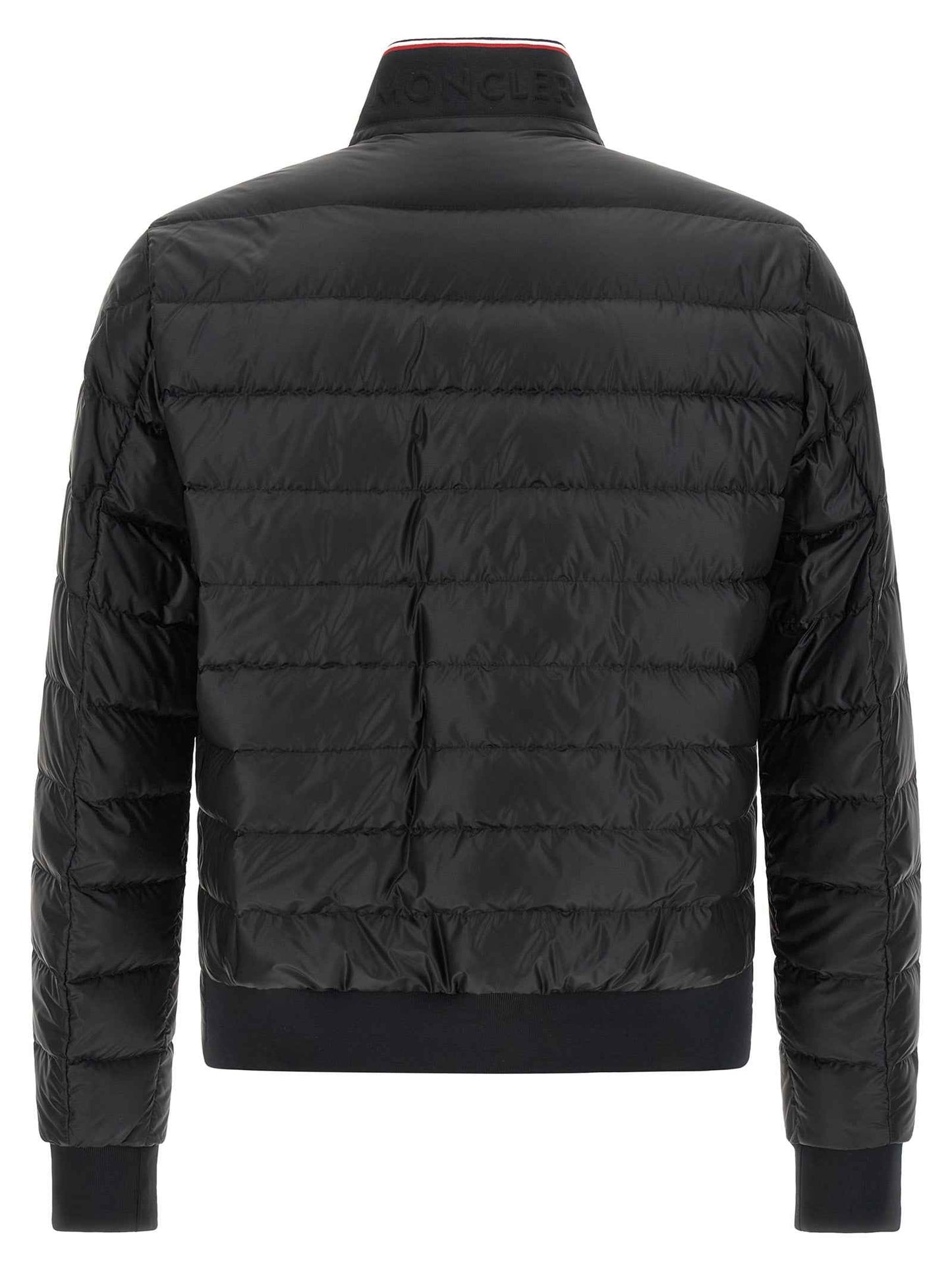 Black Polyamide Full-Length Jacket