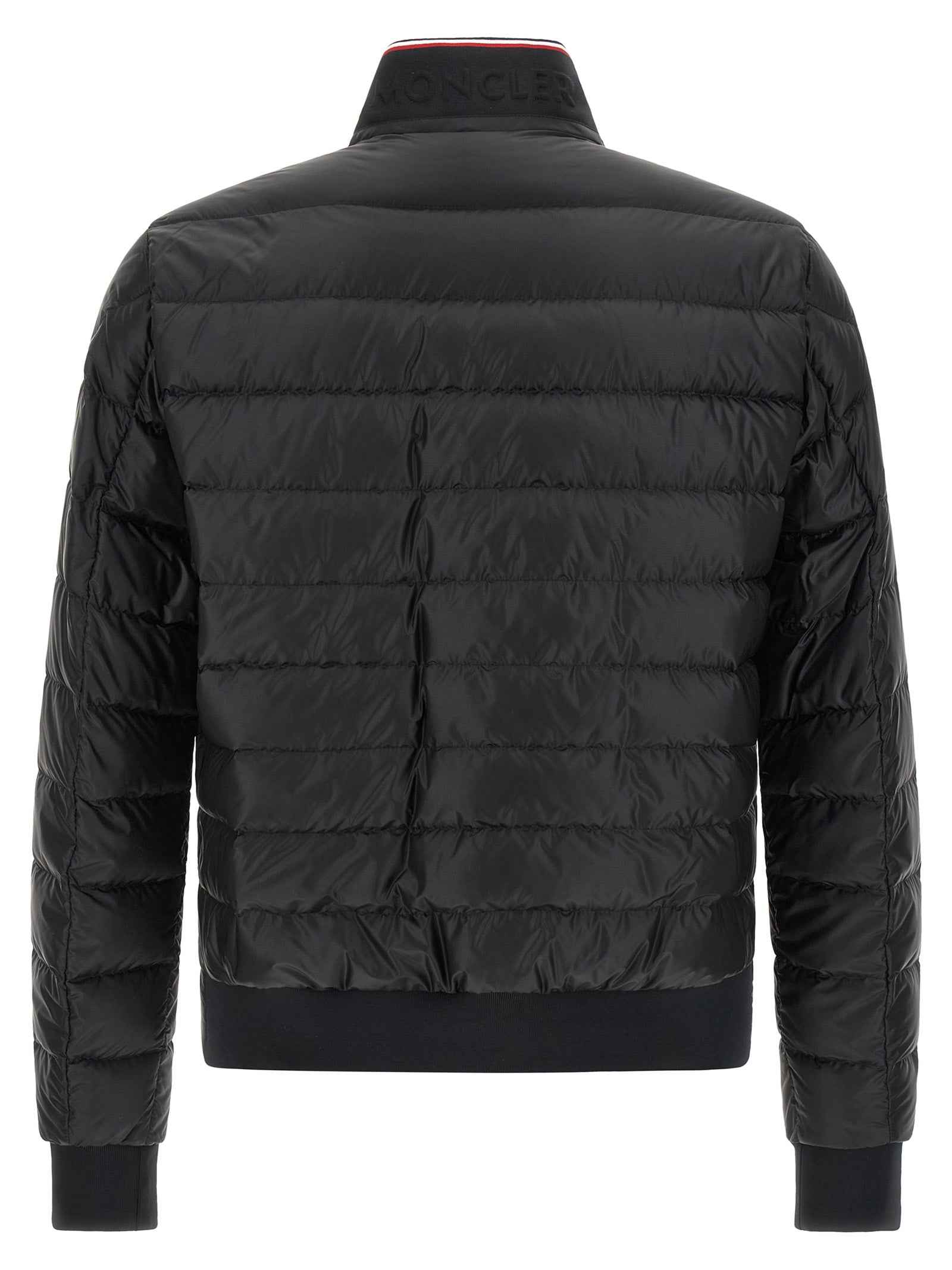 Black Polyamide Full-Length Jacket