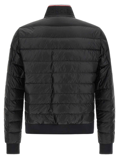 Black Polyamide Full-Length Jacket