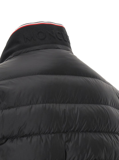Black Polyamide Full-Length Jacket