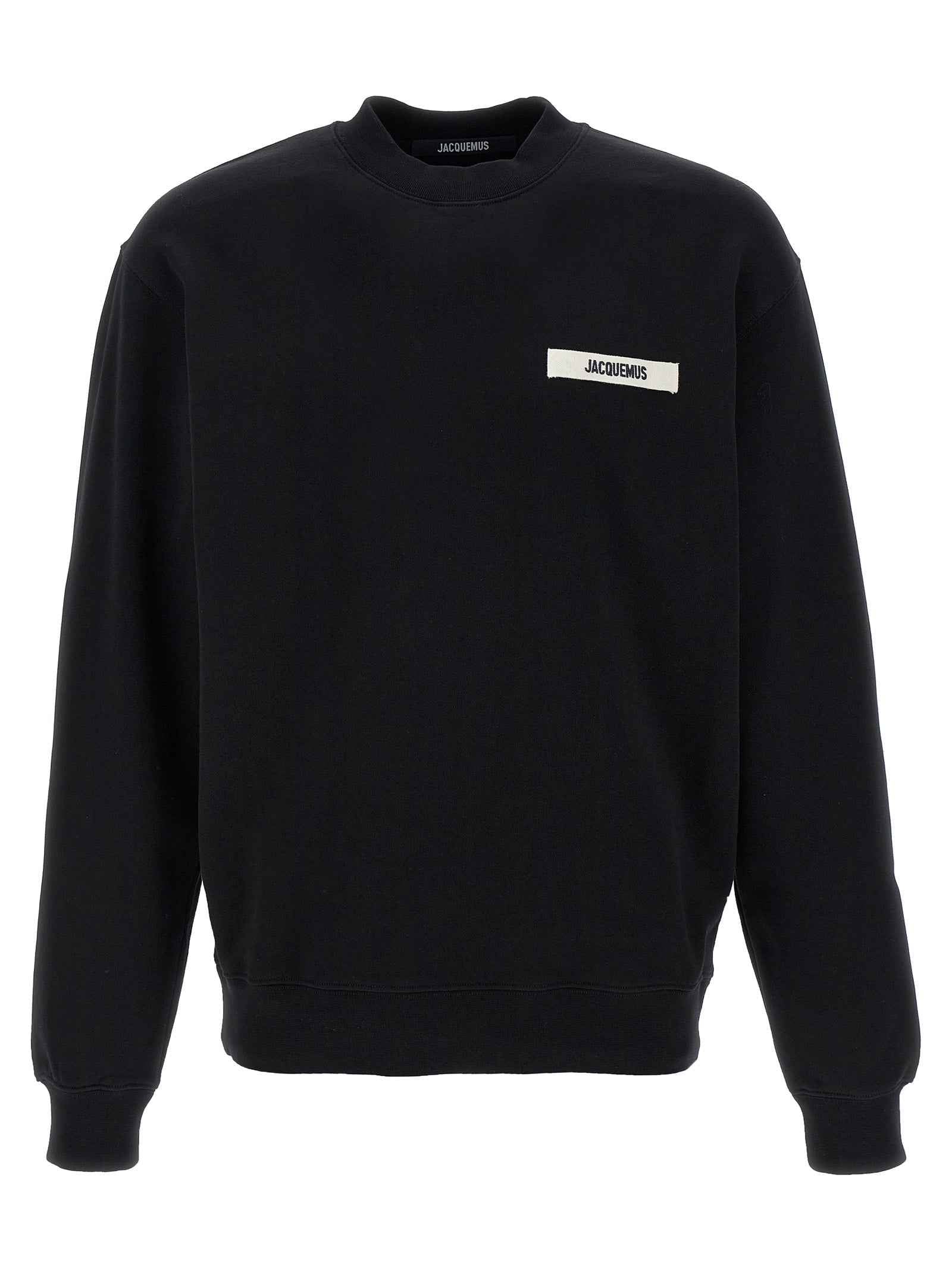 Black Cotton Sweatshirt
