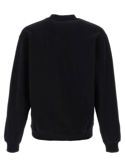 Black Cotton Sweatshirt