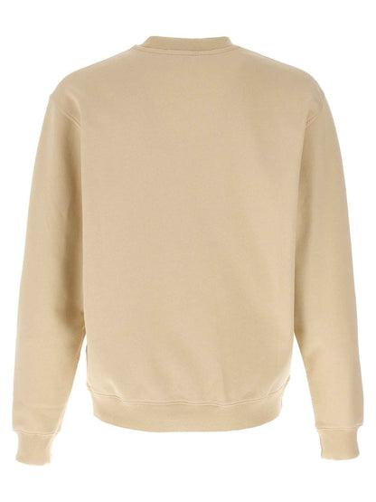 Beige Cotton Sweatshirt