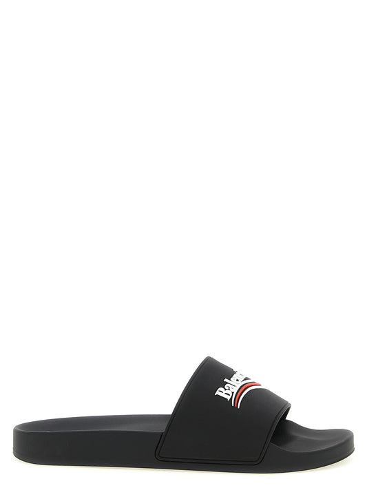 Black Plastic Slides