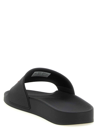 Black Plastic Slides