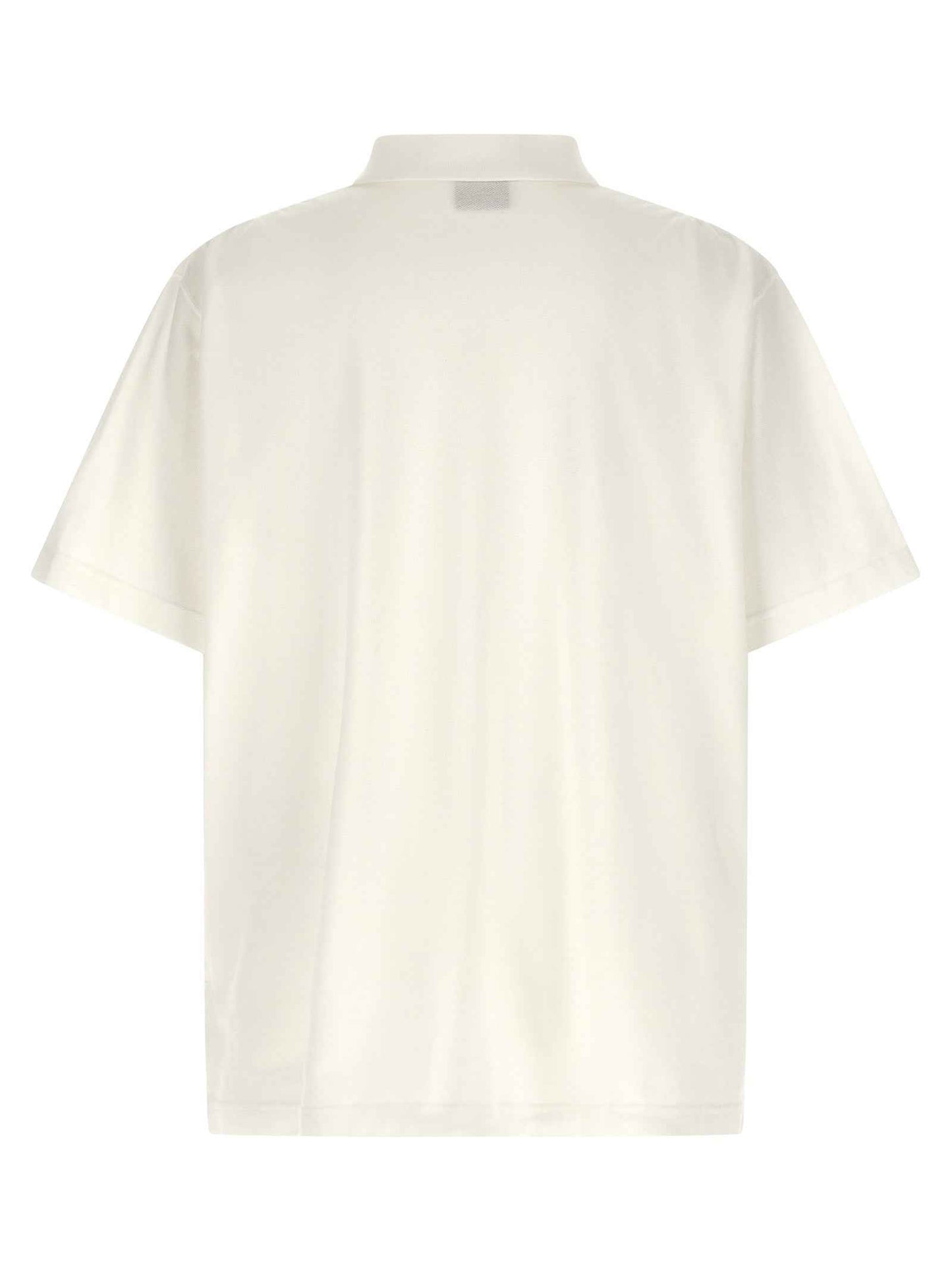 White Cotton Polo Shirt
