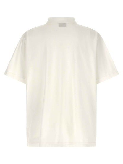 White Cotton Polo Shirt