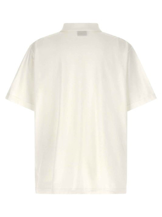 White Cotton Polo Shirt