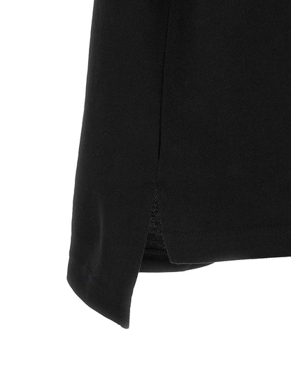 Black Cotton Polo Shirt