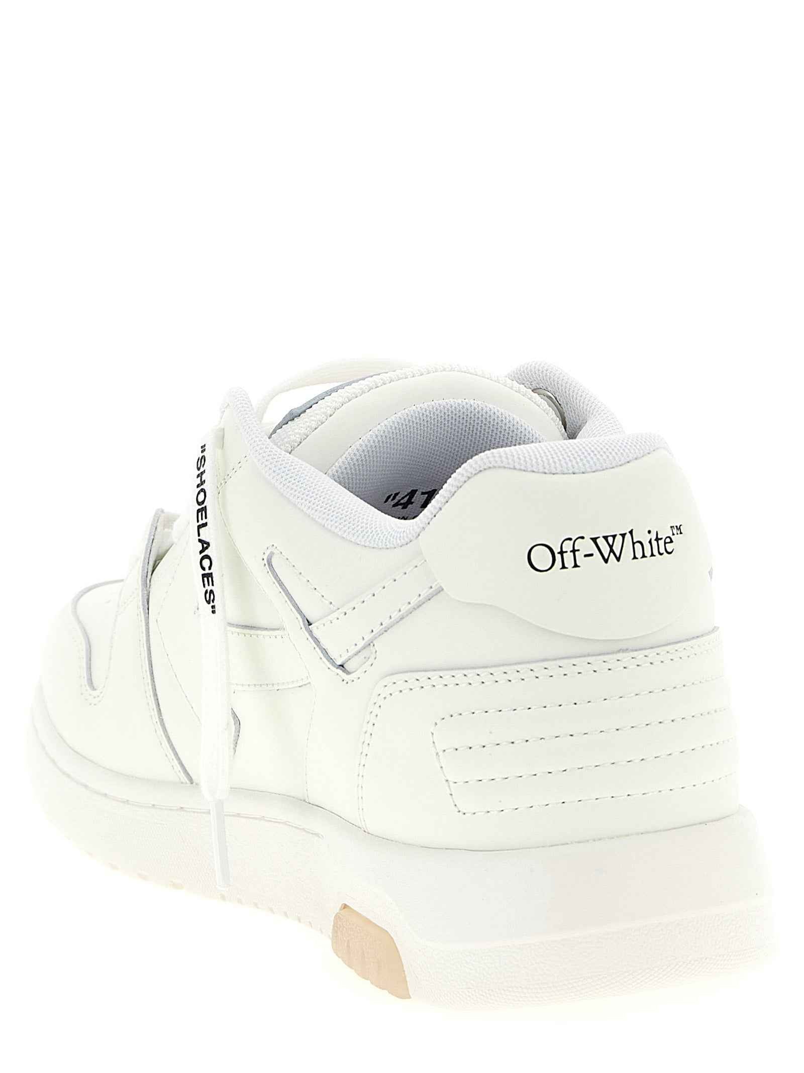 White Calfskin Athletic Sneakers