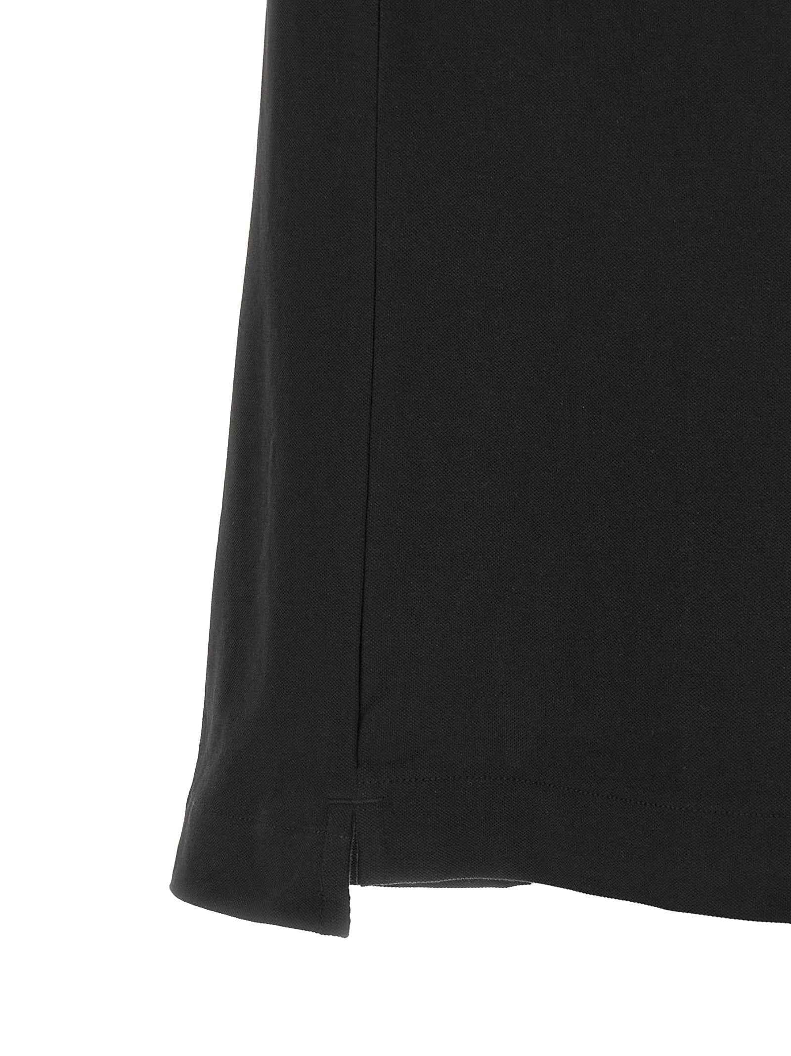 Black Cotton Polo Shirt