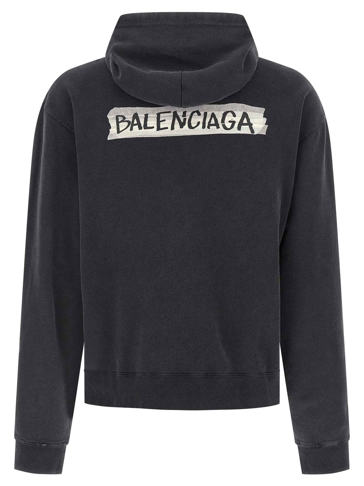 Black Cotton Sweatshirt