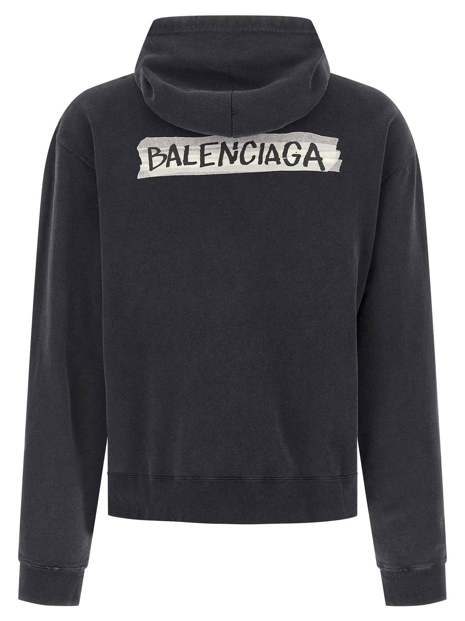 Black Cotton Sweatshirt