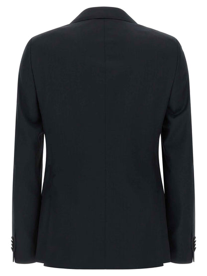 Blue Wool Two-Piece Suit