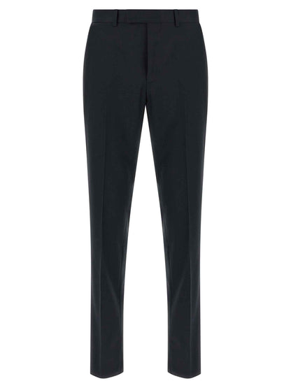 Blue Wool Two-Piece Suit