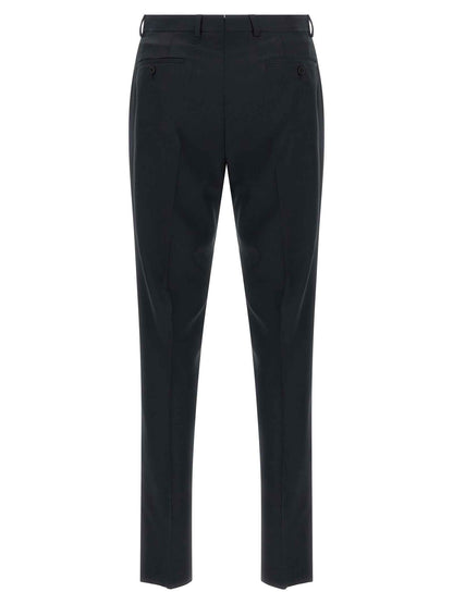 Blue Wool Two-Piece Suit