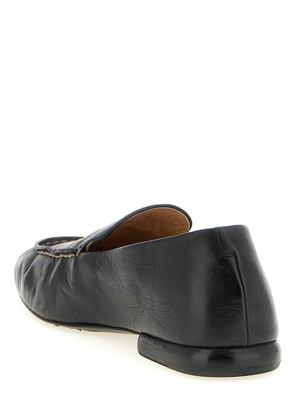 Black Calfskin Slip-On Loafers