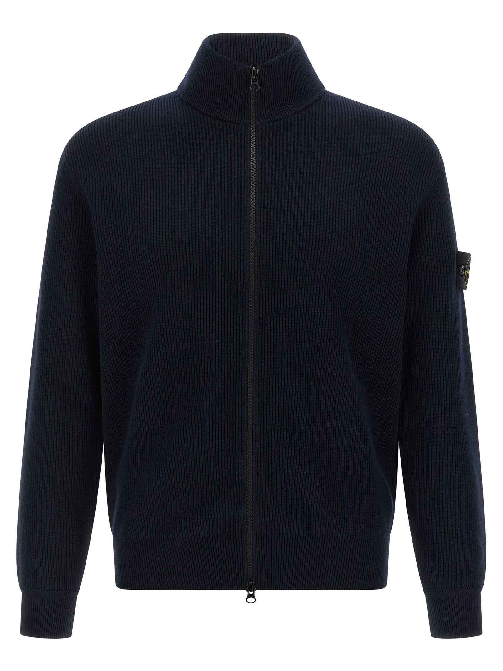 Blue Cotton Cardigan
