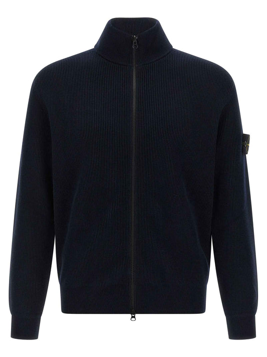 Blue Cotton Cardigan