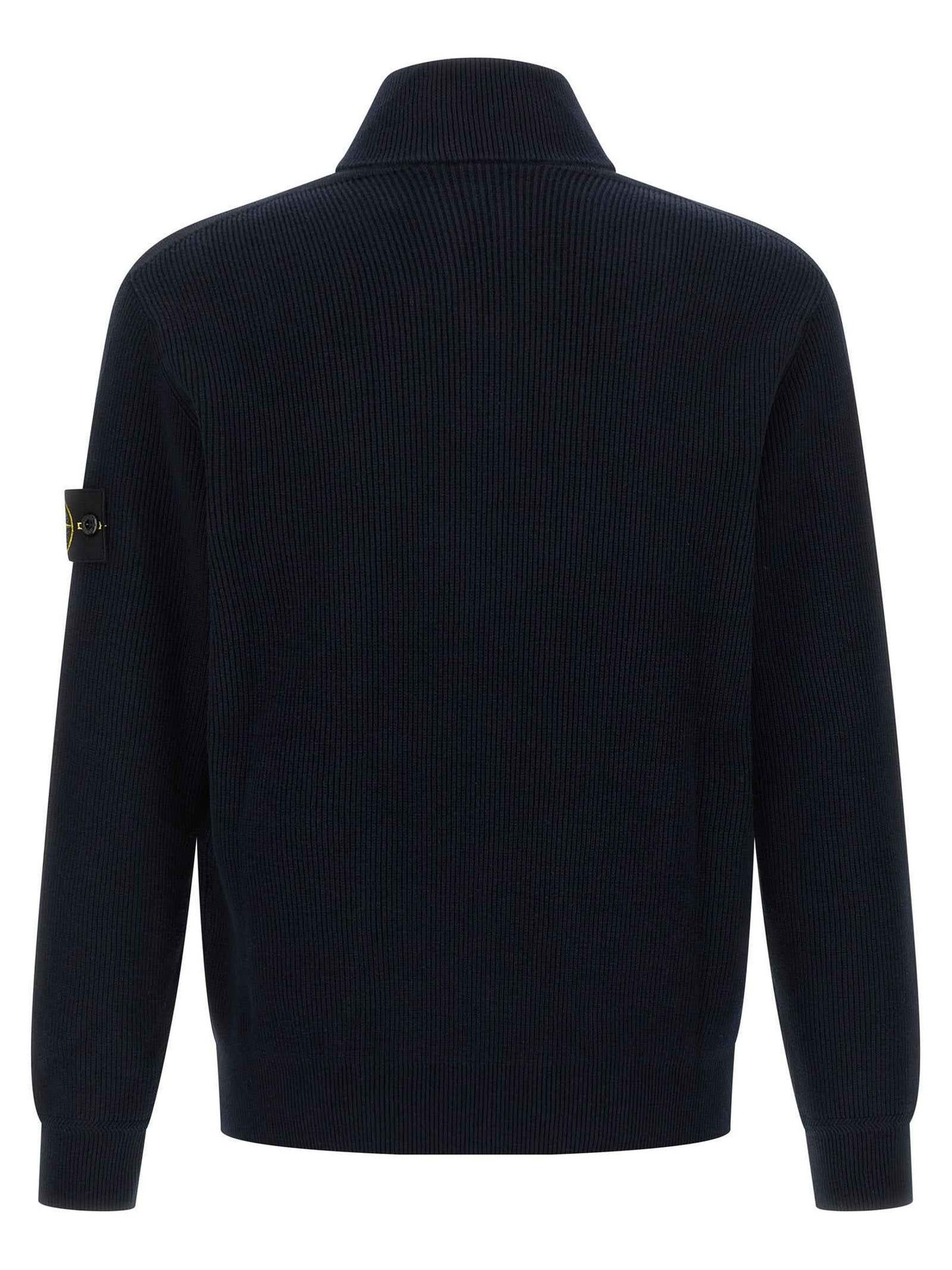 Blue Cotton Cardigan