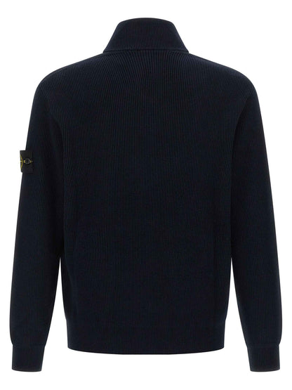 Blue Cotton Cardigan