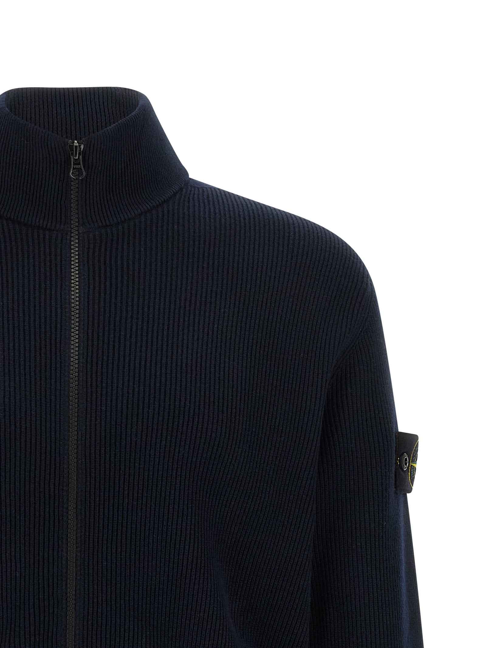 Blue Cotton Cardigan