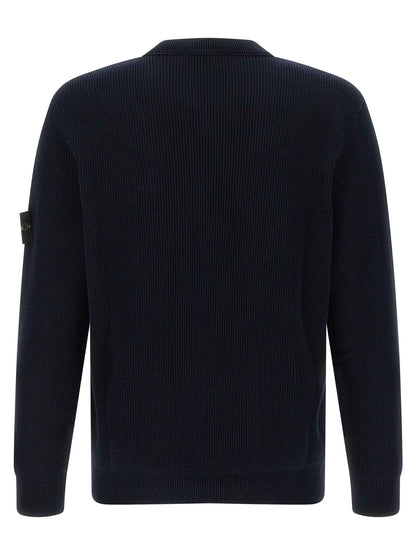 Blue Cotton Cardigan