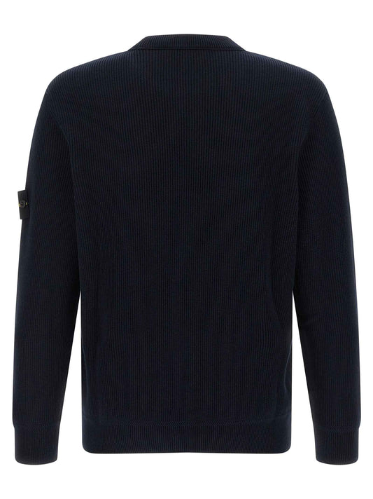 Blue Cotton Cardigan