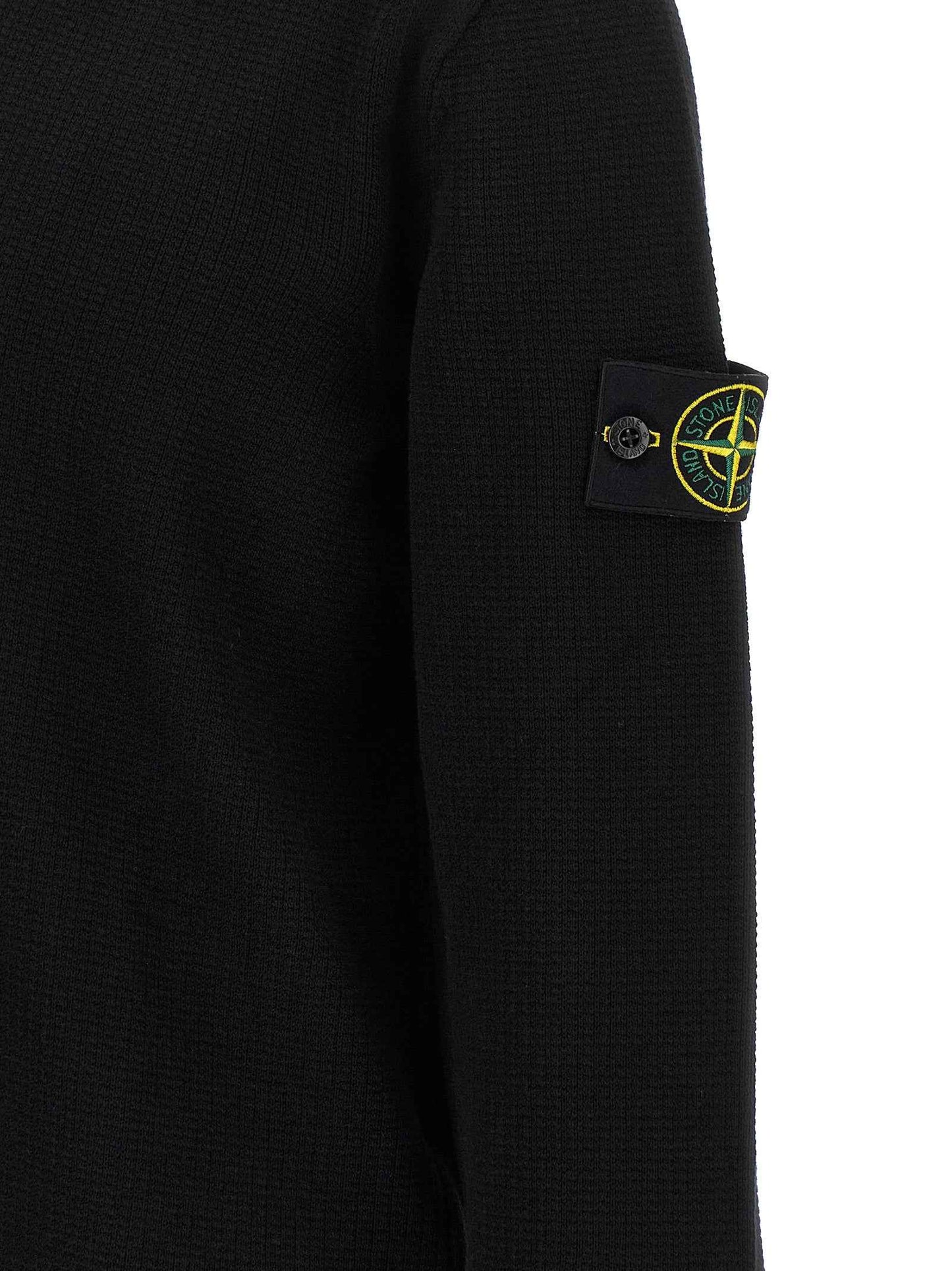Black Cotton Polo Shirt