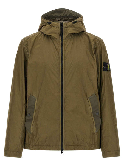 Bicolor Polyamide Shell Jacket