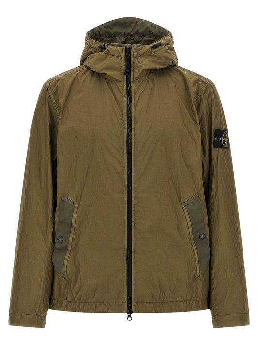 Bicolor Polyamide Shell Jacket