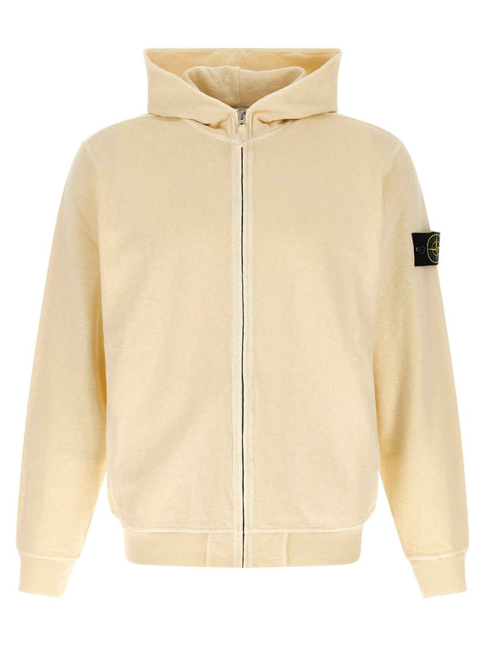 Beige Cotton Sweatshirt